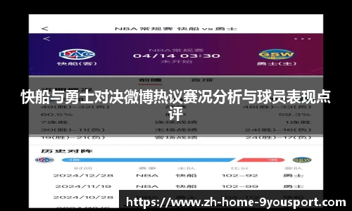 快船与勇士对决微博热议赛况分析与球员表现点评